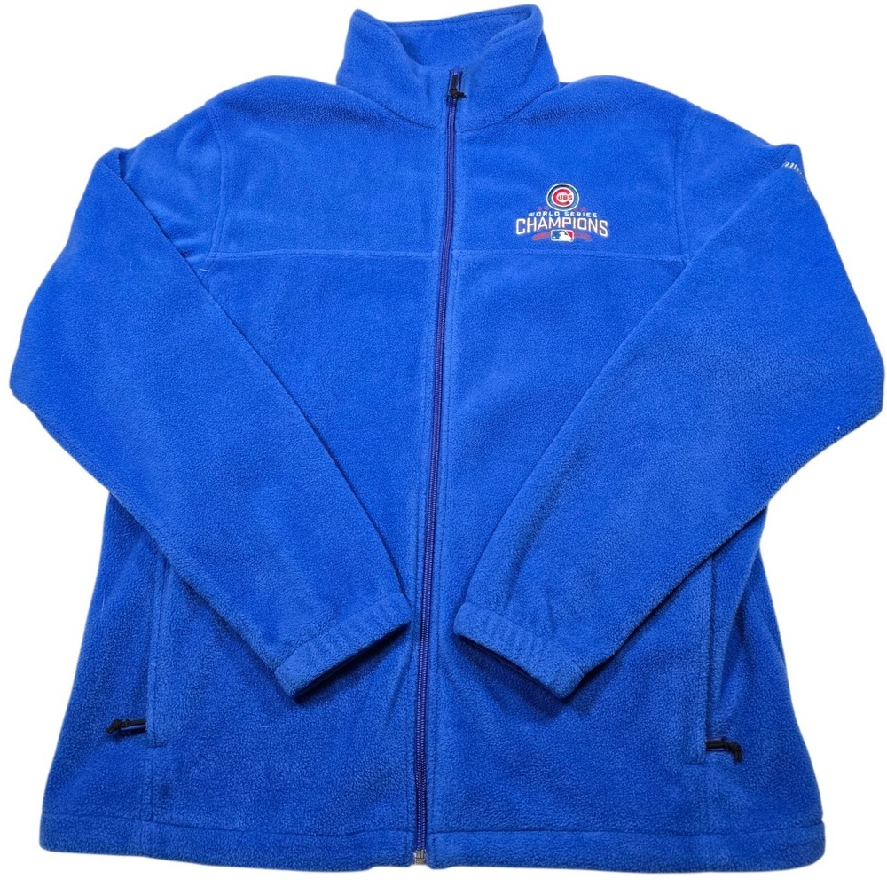 Columbia‎ Chicago Cubs 2016 World Series Champions Fleece Jacket Men's L MLB